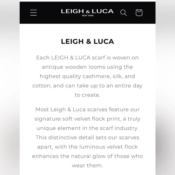 Leigh & Luca - Wrap / Scarf - Cotton and Silk w/ Velvet Flock Bird Flora Motif - Picture 8 of 9